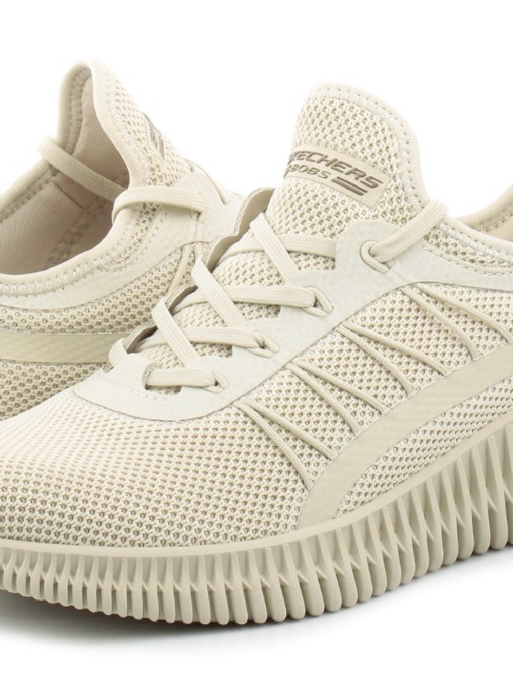 Skechers Women’s Bobs Memory FoamCream Knit Sneaker